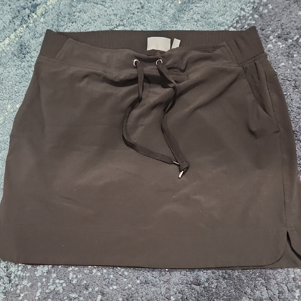 Athleta Black Drawstring Skort 12